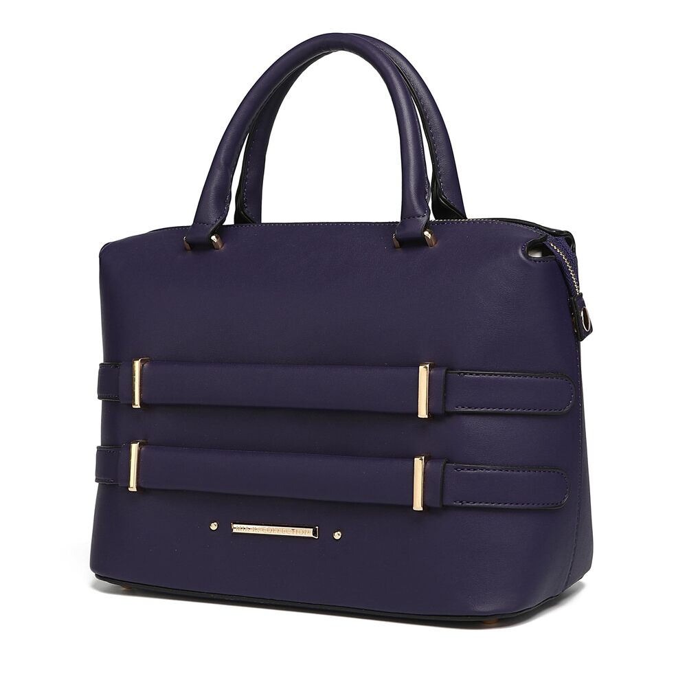 2949 Satchel Bag , Vegan Leather Top Handle Handbag Purse by Mia K
